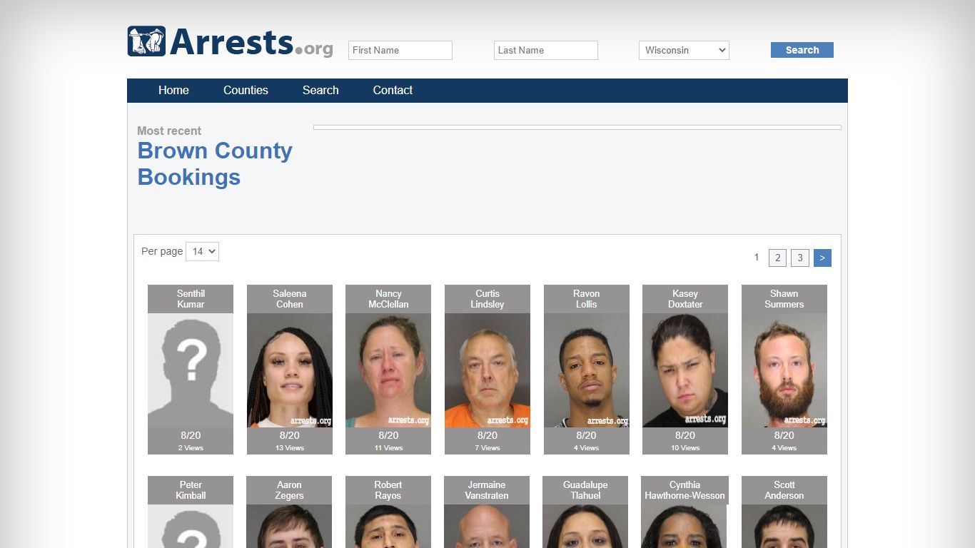 Brown County Arrests and Inmate Search